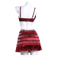Laden Sie das Bild in den Galerie-Viewer, Gazelle rot Bühnenkostüm Zoomania Gazelle Cosplay Outfits
