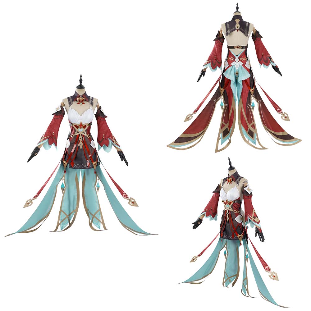 Genshin Impact Alice Kostüm Cosplay Karneval Outfits