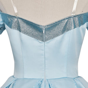 Glinda blau Kleid Wicked Glinda Cosplay Kostüm