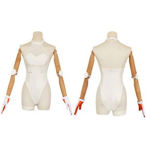 Gunsmith Bitch weiß Outfits New Panty & Stocking with Garterbelt(2025) Gunsmith Cosplay Kostüm