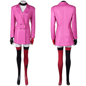 Harley Quinn rosa Kostüm Set Cosplay Outfits