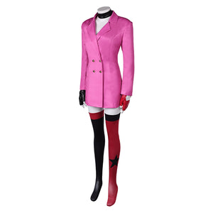 Harley Quinn rosa Kostüm Set Cosplay Outfits