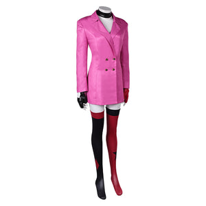 Harley Quinn rosa Kostüm Set Cosplay Outfits