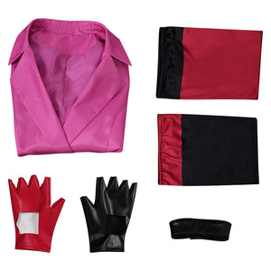 Harley Quinn rosa Kostüm Set Cosplay Outfits