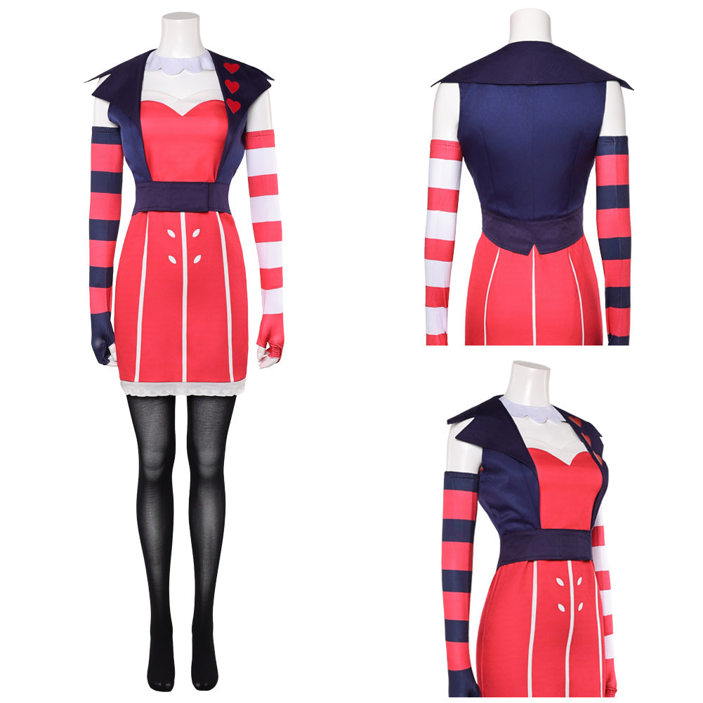 Hazbin Hotel 2025 Velvette Hellaverse Velvet Outfits Cosplay Kostüm