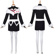 Laden Sie das Bild in den Galerie-Viewer, Hazbin Hotel 2025 Velvette schwarz Kostüm Set Velvet Cosplay Outfits