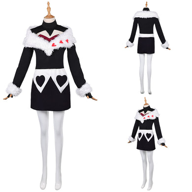 Hazbin Hotel 2025 Velvette schwarz Kostüm Set Velvet Cosplay Outfits