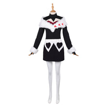 Laden Sie das Bild in den Galerie-Viewer, Hazbin Hotel 2025 Velvette schwarz Kostüm Set Velvet Cosplay Outfits