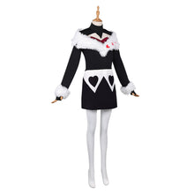 Laden Sie das Bild in den Galerie-Viewer, Hazbin Hotel 2025 Velvette schwarz Kostüm Set Velvet Cosplay Outfits