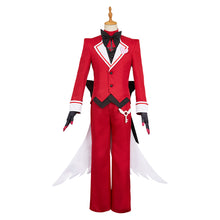 Laden Sie das Bild in den Galerie-Viewer, Hellaverse Alastor rot Kostüm Set Hazbin Hotel 2025 Alastor Cosplay Outfits