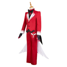 Laden Sie das Bild in den Galerie-Viewer, Hellaverse Alastor rot Kostüm Set Hazbin Hotel 2025 Alastor Cosplay Outfits