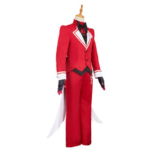 Laden Sie das Bild in den Galerie-Viewer, Hellaverse Alastor rot Kostüm Set Hazbin Hotel 2025 Alastor Cosplay Outfits