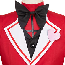 Laden Sie das Bild in den Galerie-Viewer, Hellaverse Alastor rot Kostüm Set Hazbin Hotel 2025 Alastor Cosplay Outfits