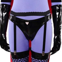 Laden Sie das Bild in den Galerie-Viewer, Hellaverse Valentino lila Outfit Hazbin Hotel 2025 Valentino Cosplay Kostüm