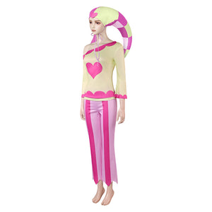 Helluva Boss Fizzarolli rosa Kostüm Set Cosplay Outfits