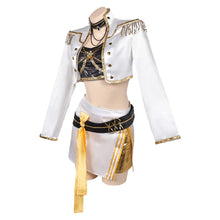 Laden Sie das Bild in den Galerie-Viewer, Huntix Golden Mira weiß Kostüm KPOP Demon Hunters Mira Cosplay Outfits