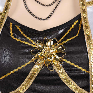 Huntix Golden Mira weiß Kostüm KPOP Demon Hunters Mira Cosplay Outfits