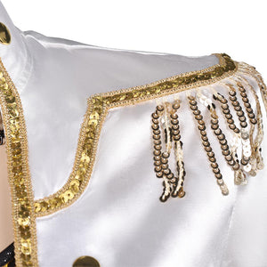 Huntix Golden Mira weiß Kostüm KPOP Demon Hunters Mira Cosplay Outfits