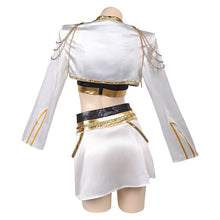 Laden Sie das Bild in den Galerie-Viewer, Huntix Golden Zoey weiß Kostüm KPOP Demon Hunters Zoey Cosplay Outfits