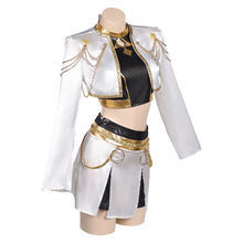 Laden Sie das Bild in den Galerie-Viewer, Huntix Golden Zoey weiß Kostüm KPOP Demon Hunters Zoey Cosplay Outfits