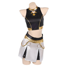 Laden Sie das Bild in den Galerie-Viewer, Huntix Golden Zoey weiß Kostüm KPOP Demon Hunters Zoey Cosplay Outfits