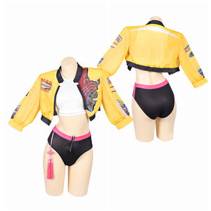 Huntrix Rumi Damen Bademode K-Pop: Demon Hunters Rumi Cosplay Outfits