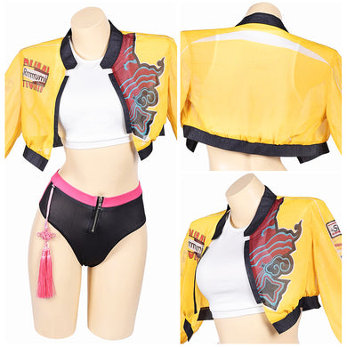 Huntrix Rumi Damen Bademode K-Pop: Demon Hunters Rumi Cosplay Outfits
