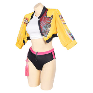 Huntrix Rumi Damen Bademode K-Pop: Demon Hunters Rumi Cosplay Outfits