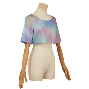 Huntrix Rumi gedruckt Shirt Kpop Demon Hunters Rumi Cosplay Outfits