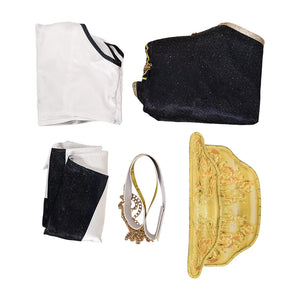 Huntrix Rumi Gold schwarz weiß Kostüm Cosplay Outfits