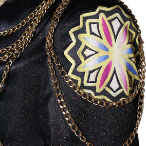 Huntrix Rumi Gold schwarz weiß Kostüm Cosplay Outfits