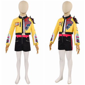 Huntrix Rumi Kinder K-Pop: Demon Hunters Rumi gelb Cosplay Outfits