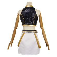 Laden Sie das Bild in den Galerie-Viewer, Huntrix Zoey Golden schwarz Kostüm Kpop Demon Hunters Mira Cosplay Outfits