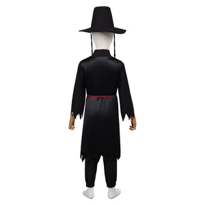 Jinu Saja schwarz Kostüm Set Kpop Demon Hunters Saja Boys Jinu Saja Cosplay Outfits