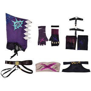 Jinx Sexy Kostüm Set League of Legends Jinx Cosplay Outfits