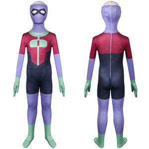 Jungen Kid Omni-Man Jumpsuit Invincible Oliver Grayson Cosplay Kostüm