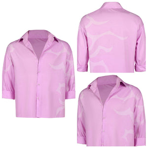K-Pop: Demon Hunters Jinu rosa Hemd Cosplay Outfits