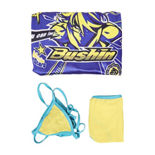 Laden Sie das Bild in den Galerie-Viewer, Kimberly Jackson blau Kostüm Set Street Fighter Kimberly Cosplay Outfits