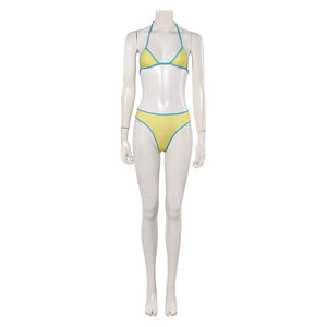 Kimberly Jackson blau Kostüm Set Street Fighter Kimberly Cosplay Outfits