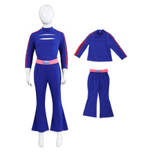 Laden Sie das Bild in den Galerie-Viewer, Kinder Addison Wells blau Kostüm Set ZOMBIES 4: Dawn of the Vampires Addison Outfits