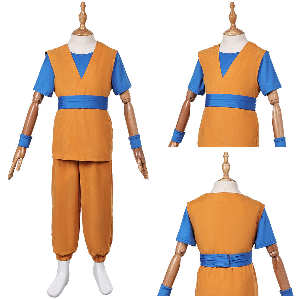 Kinder Dragon Ball Son Goku Kostüm Set