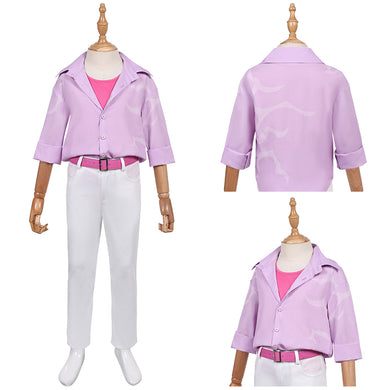 Kinder Junger Jinu Saja rosa Kostüm K-Pop: Demon Hunters Jinu Cosplay Outfits