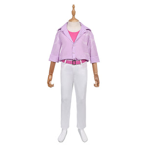 Kinder Junger Jinu Saja rosa Kostüm K-Pop: Demon Hunters Jinu Cosplay Outfits