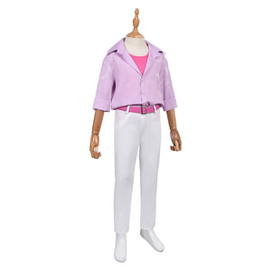 Kinder Junger Jinu Saja rosa Kostüm K-Pop: Demon Hunters Jinu Cosplay Outfits