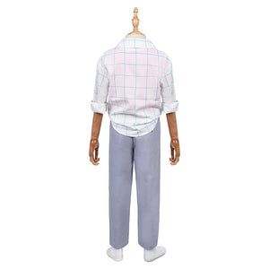 Kinder Junger Jinu Saja weiß Kostüm Set K-Pop: Demon Hunters Saja Boys Jinu Cosplay Outfits