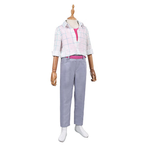 Kinder Junger Jinu Saja weiß Kostüm Set K-Pop: Demon Hunters Saja Boys Jinu Cosplay Outfits