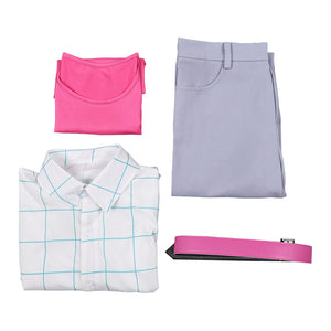 Kinder Junger Jinu Saja weiß Kostüm Set K-Pop: Demon Hunters Saja Boys Jinu Cosplay Outfits
