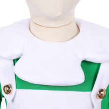 Laden Sie das Bild in den Galerie-Viewer, Kinder Luigi weiß Kostüm Der Super Mario Galaxy Film Luigi Cosplay Outfit