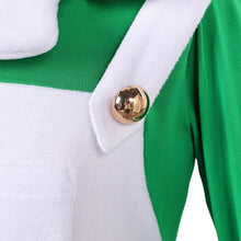 Laden Sie das Bild in den Galerie-Viewer, Kinder Luigi weiß Kostüm Der Super Mario Galaxy Film Luigi Cosplay Outfit