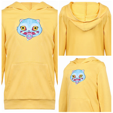 Kinder Mädchen Huntrix Zoey gelb Hoodie K-Pop: Demon Hunters Zoey Cosplay Outfits